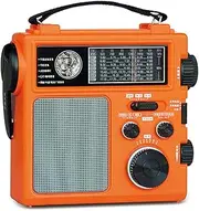 Emergency Full-Band Radio Portable Hand Crank Radio, Good Sound, Bright Flashlight, for Emergency, Hurricane, Outdoor, Indoor
