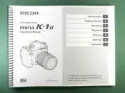 Pentax K-1 II Operating Manual: 140 Pages - Coil Bound & Protective Covers!