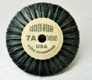 Wood Hub Brush Jewelers Polishing Wheel Chungking Bristle 3 Row Cocker Weber 7A
