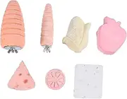 PENIKOKO 7Pcs Small Pet Chew Stones Assorted Rabbit Hamster Chewing for Health Natural Durable Teeth Grinding Treats for Small Animals