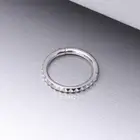 Implant Grade Titanium Pyramid Studded Geometric Seamless Clicker Hoop Ring