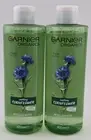 2 x Garnier Organics Micellar Water Soothing Cornflower All Skin Types 400ml NEW