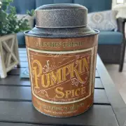Country Fresh Farmhouse Company Pumpkin Spice Tin Canister