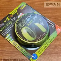 在飛比找樂天市場購物網優惠-夜光 防水 防滑 膠帶 寬2.5公分 長3公尺 米諾諾139