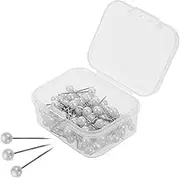 Operitacx 500pcs DIY Sewing Locating Pins Straight Pearl Head Pins for Quilting Knitting and Embroidery Lightweight and Durable Corsage Needle for Crafting Projects