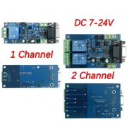 Modbus-Rtu 1/2 Channel DC7V-24V Relay Module Modbus RTU Switch RS232 TTL UART