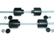 BMW S1000RR 2019-23 CRASH MUSHROOMS FRONT REAR AXLE SLIDERS BUNGS BOBBINS TS248