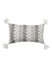 [Logan and Mason] Chelsea Cushion 35x60cm in Charcoal