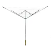 4 Arm Rotary Airer Outdoor Washing Line Clothes Dryer 50m Length
