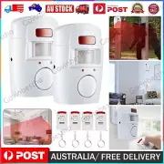 1/2/4Pcs Alarm System House Motion Sensor Alarm Wireless PIR 105db Home Security