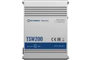 Teltonika TSW200 8 Port Unmanaged Industrial Gigabit PoE+ Switch (Power Supply