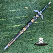 LEGEND OF ZELDA DARK MASTER SWORD SKYWARD EDITION REPLICA - CUSTOM ENGRAVED