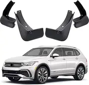 MOERTIFEI Car Mudguard Fender Mud Flaps Splash Guards Compatible with VW Tiguan R-Line 2018 2019 2020 2021 2022 2023