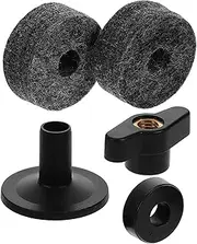 Yardwe 1Set Set Drum Cymbal Stand Accessories with Height Plastic Sleeves and Felt Washers for Enhanced Cymbal Protection and Easy Installation for Drum Set Maintenance