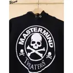 BLACK美中古MASTERMIND JAPAN星巴克WORD骷髏MMJ連帽長T帽T