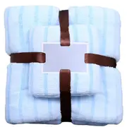 2Pcs Bath Towel and Towel Set