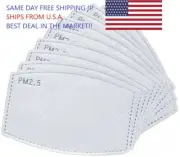 PM2.5 5 Layer Carbon Face Super Fresh Air Mask Filter Replacements