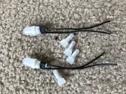 Vintage AKAI AM-2450 /2600/2650/2800 amplifier front meters lamps.