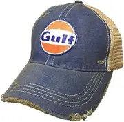 [Gulf] Distressed Vintage Adjustable Snapback Hat