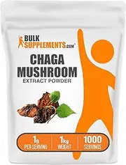 BulkSupplements Chaga Mushroom Extract Powder Anti-Inflammatory Immune Support & Energy (5 Kilograms)