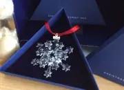 SWAROVSKI STEIFF BEAR Daniel 2004 with Christmas Ornament Mint BNIB Lim. Edition
