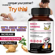 5 in 1 Max Potency Maca Root Blend Goat Weed Ginseng Saw Palmetto 2000mg