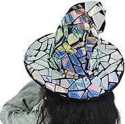 Punk Hat | Holiday Cosplay Hat,Cosplay Hat Costume, Role-Playing Photo Booth Hats, Festive Wide Brim Hat for Carnival