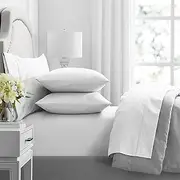 [RENEE TAYLOR] Queen Bed Sheet Premium 1000TC Egyptian Cotton Home Bedding White