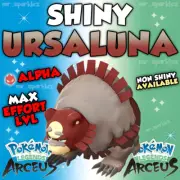 ✨ SHINY URSALUNA ✨ ALPHA ✨ MAX EFFORT ✨ Shiny Pokemon Legends Arceus ✔️ FAST