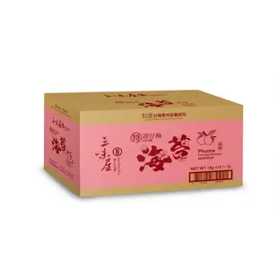 【三味屋】 韓式岩燒海苔(手釀梅子) 15gX12入 ｜小包裝吃更方便 辦公室團購 聚餐 梅子海苔 梅粉海苔 回購高