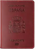 [CHUAN boutique] Spanish Passport Holder Document Holder Cowhide Retro Boarding Card Wallet Card Holder Passport Book Set