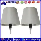 _ 2Pcs LED Table Lamp Metal USB Rechargeable Cordless Dimmable Portable Desk Lam