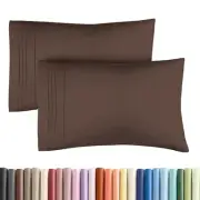 King Size Pillow Cases Set of 2 – Soft, Premium Quality Pillowcase Covers –