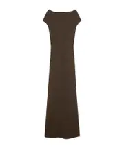 Viscose and lurex yarn dress S,XS,L,M maroon