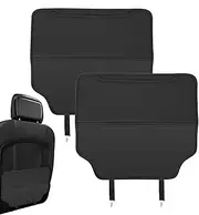 Vehicle Seat Protection Mat, 2pcs Waterproof Car Seat Protector, Backseat Protector for Car, Car Seat Back Anti-Kick Pad, Vehicle Anti-Kick Mat, Automobile Accessory for Cat, Dog, Pet