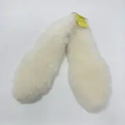 VTG Thick Shearling Sheepskin Cozy Winter Insoles Insert Slipper Boot Women’s 8