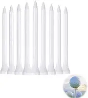 Wzenclave 100Pcs Wooden Golf Tees White Bulk Wooden Golf Table Durable Professional Natural Golf Accessories Suitable Reduces Friction and Provides More Stable Side Rotation for Men and Woman