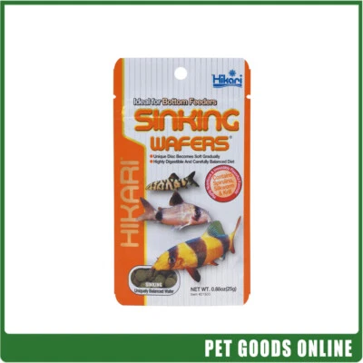 Hikari Sinking Wafers 25g Tropical Catfish & Loach Sinking Wafer Disc Fish Food