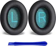 Proxima Direct Replacement Ear Pads Earpads for Bose QuietComfort QC 2 15 25 35 45 Ear Cushions for QC2 QC15 QC25 QC35 QC45 QC35 II SoundLink SoundTrue Around-Ear II AE2- Black