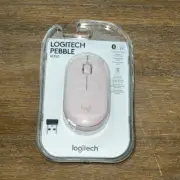 Logitech M350 Pebble Wireless Bluetooth Mouse Pink Factory Sealed NEW