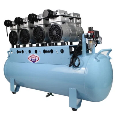 150L One-Drive-Eight Silent Dental Oilless Air Compressor - 3360W