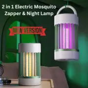 2in1 Electric Mosquito Killer & Lamp Insect Catcher Fly Bug Zapper Trap LED UV