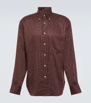 [Tom Ford] Tom Ford Polka-dot shirt UK 14,5 red