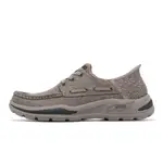 SKECHERS 馬克縫帆船鞋 ARCH FIT MOTLEY SLIP-INS 灰 男鞋 休閒鞋 205203TPE