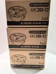 Brand New Monitor Audio AWC280-T2 outdoor speaker x 3 units