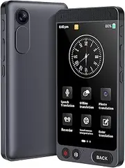 Language Translator Device, Two Way Real-Time Voice/Photo Translator with 142 Languages, Portable Online/Offline Instant Translation for Business Learning Travel, 4.0 Inch HD Touch Screen