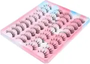 DEARMAMY Eyelashes Natural Look Lash Set 20 Pairs False Lashes for Mom Grandma Wife Fit Eye Shapes