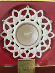 Shimmer Snowflake Lenox Snow Lights Votive Tealight Candle Holder MSRP $20 NIB