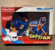 Fisher Price remote control plane toy jet Geotrax GeoAir Blu Flash N1251 NEW NIB