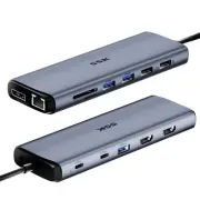 8K USB C Dock for Thunderbolt Laptop, MacBook Docking Station 3 Monitors,10Gb...